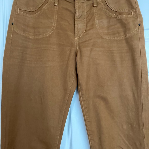 Bell bottoms jeans Citizen of Humanity jeans pants tan rust color women 29/34 - Picture 13 of 15